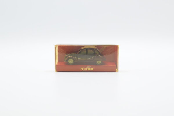 Herpa H0 3081 Citroen 2 CV Charleston dunkellila/schwarz