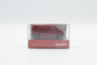 Herpa H0 VW Caravelle Transporter dunkelrot