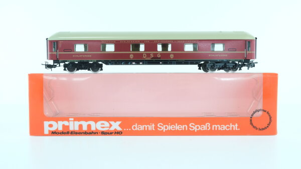 Primex H0 4199 Reisezugwagen (Schlafwagen DSG) WLABüm 33 der DB