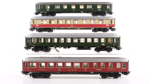 Märklin H0 Konvolut Personenwagen Speisewagen "DSG", Gepäck/Postwagen, Reisezugwagen 2.Kl., TEE Wagen 1.Kl. DRG,DB