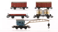 Märklin H0 Konvolut Güterwagen Kranwagen mit...