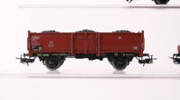 Märklin H0 Konvolut Güterwagen Schwerlastwagen mit Kiste, Schiebewandwagen "DB Cargo", Hochbordwagen, Niederbordwagen DB