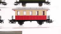 Märklin H0 Konvolut Personenwagen 5 x Donnerbüchse grün, 2 x Donnerbüchse rot/beige
