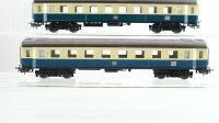 Märklin H0 Konvolut Personenwagen 2 x Reisezugwagen türkis/beige 2.Kl. DB (Ritter Restauration)