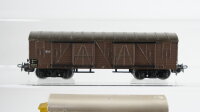 Märklin H0 Konvolut Güterwagen Gedeckter Güterwagen braun 4-achsig mit 4 Schiebetüren 332, Kühlwagen "Jamaica" 324