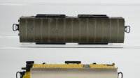 Märklin H0 Konvolut Güterwagen Gedeckter Güterwagen braun 4-achsig mit 4 Schiebetüren 332, Kühlwagen "Jamaica" 324