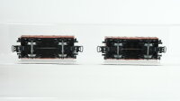 Märklin H0 Konvolut Güterwagen 2 x Hochbordwagen braun Schotterladung 311