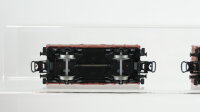 Märklin H0 Konvolut Güterwagen 2 x Hochbordwagen braun Schotterladung 311