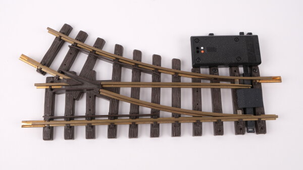 LGB G 1200/12000, 1201/10 (1205) Weiche rechts R1 30 Grad mit elektrischem Antrieb (1201/10)