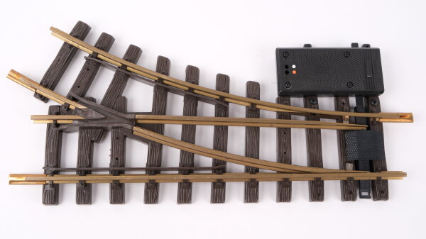 LGB G 1200/12000, 1201/10 (1205) Weiche rechts R1 30 Grad mit elektrischem Antrieb (1201/10)