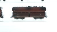 Märklin H0 Konvolut Güterwagen Containerwagen mit 2 Container "Hapag-Lloyd", Niederbordwagen 4-achsig lang, 2 x Selbstentladewagen 4-achsig gesupert DB