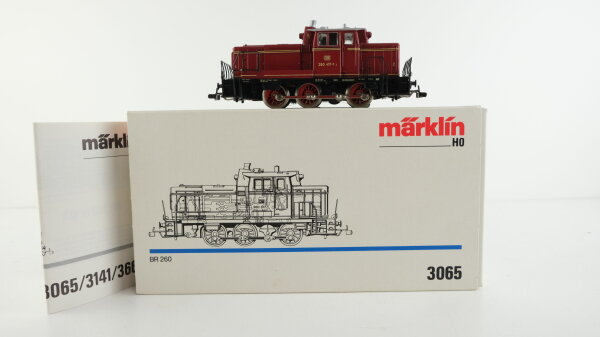 Märklin H0 3065 Diesellokomotive BR 260 417-1 DB Wechselstrom (vermutlich verharzt)