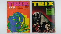 Trix 2 Kataloge 1972 H0 + 1973/74 Ges.