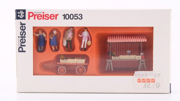 Preiser H0 10053 Obst- und Gemüsestände