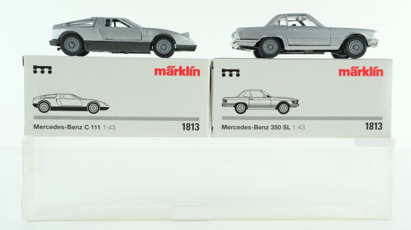 Märklin 1813 Modellauto-Set Mercedes-Benz 350 SL + Mercedes-Benz C 111 (1:43)