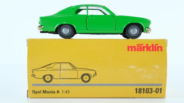 Märklin 18103-01 Opel Manta A signalgrün (Replikat aus Rak-Werkzeugen 1:43)