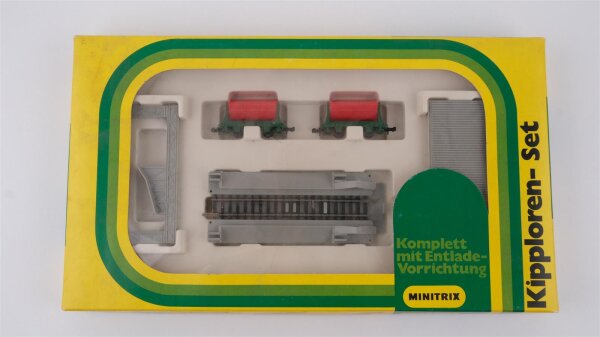 Minitrix N 51 3260 00 Kipploren-Set mit Entladevorrichtung