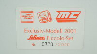 Schuco 01719 Piccolo-Set Exclusiv-Modell 2001 in Holzbox (1:90)