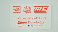 Schuco Piccolo-Set Exclusiv-Modell 1999 in Holzbox (1:90)