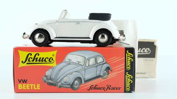 Schuco Racer VW Beetle 1960 Cabriolet weiß