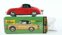 Schuco 01461 Micro Racer 1047 Porsche 356 rot/schwarz