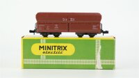 Minitrix N 3286 Selbstentladewagen mit Kohle DB