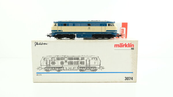 Märklin H0 3074 Diesellok BR 216 090-1 DB 3 Leiter Gleichstrom