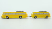 Wiking H0 unverglast Mercedes Pullmann Postbus mit...