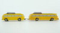 Wiking H0 unverglast Mercedes Pullmann Postbus mit...