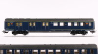 Märklin H0 Konvolut Personenwagen 2.Kl blau Postwagen blau NS