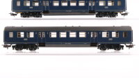 Märklin H0 Konvolut Personenwagen 2.Kl blau Postwagen blau NS