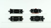 Märklin H0 Konvolut Hochbordwagen mit Bremserhaus "311" Güterzugbegleitwagen "310" Schotterwagen "367" Güterwagen "390" alt Länderbahn