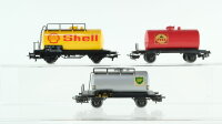 Märklin H0 Konvolut Kesselwagen "BP Shell...