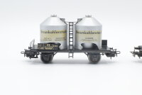 Märklin H0 308/2 Staubbehälterwagen Braunkohlestaub 2 Stück DB