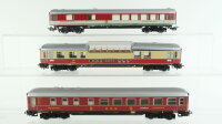 Märklin H0 Konvolut Tee-Panoramawagen Speisewagen rot-beige Speisewagen "DSG" DB/DSG