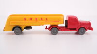 Wiking H0 unverglast Henschel Tanklastzug Shell rot