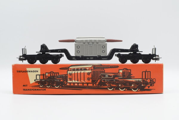 Märklin H0 4617 Tiefladewagen mit Transformator  SST 53  St 52 der DB