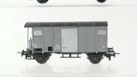 Liliput H0 Konvolut Gedeckte Güterwagen mit Bremserbühne grau Gedeckte Güterwagen "Margarine Kühltransport" Gedeckter Güterwagen braun DB/SP/u.a.