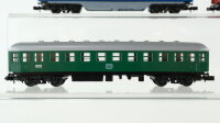 Arnold N Konvolut Personenwagen Speisewagen "DSG", Reisezugwagen "Touropa", Reisezugwagen grün, Hechtwagen 2./3.Kl., Umbauwagen 2.Kl. DB, DRG (1 Kupplung fehlt)