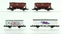 Roco N Konvolut Güterwagen 2 x Selbstentladewagen...