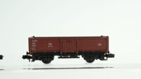 Arnold N Konvolut Güterwagen Hochbordwagen Ladung Dampflok, 3 x Hochbordwagen, Niederbordwagen, Kipplore Ladung Kohle DB, u.a.