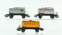 Märklin H0 Konvolut Kesselwagen "Shell Esso...