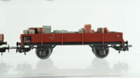 Märklin H0 Konvolut Niederbordwagen Niederbordwagen mit Ladung DB