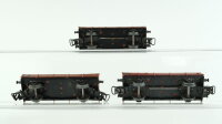 Märklin H0 Konvolut Niederbordwagen Niederbordwagen mit Ladung DB
