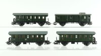 Märklin H0 Konvolut Personenwagen 2.Kl. Packwagen "3294" Blech Länderbahn