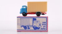 VEB H0 5457963/536/00127 Berlinplast LKW W50 mit Koffer