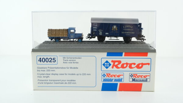 Märklin H0 Museumswagen 1998 J.Kaiser Kaffeerösterei in  Präsentationsvitrine