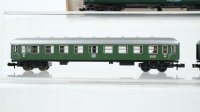 Arnold/Minitrix N Konvolut Abteilwaghen 1./2.Kl. Personenwagen Packwagen DB