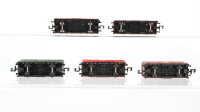 Minitrix/Modellbahn Union N Konvolut Gedeckter Güterwagen Hilfszug-Werkstattwagen Hilfszug-Feuerlöschwagen Niederbordwagen Hochbordwagen DB/u.a.