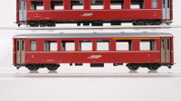 Bemo H0m Konvolut Personenwagen 1.Kl. 1./2.Kl. RhB